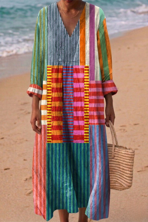 Vestito Spectrum Geometrico