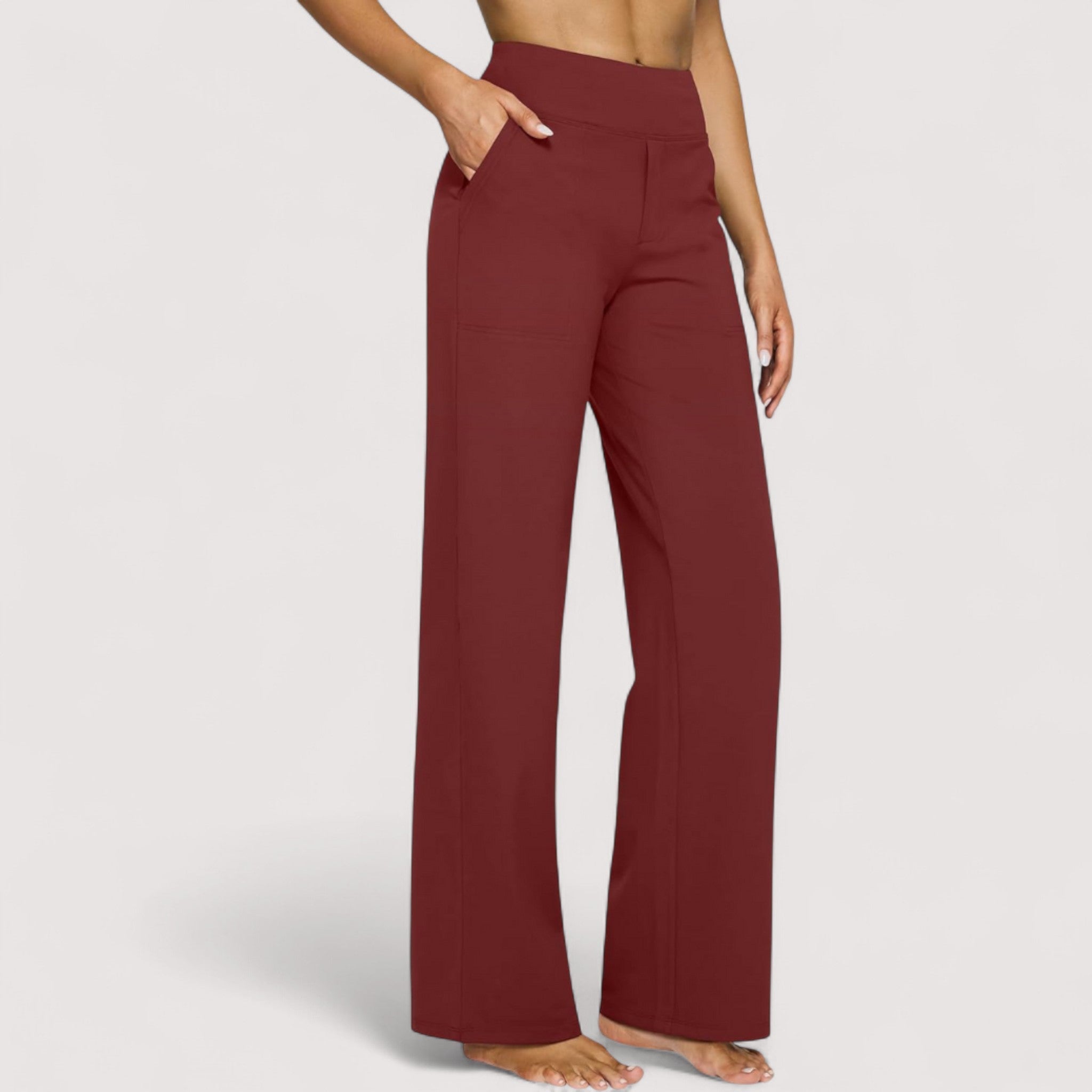 Livia | Pantaloni in Jersey Morbido ed Elegante