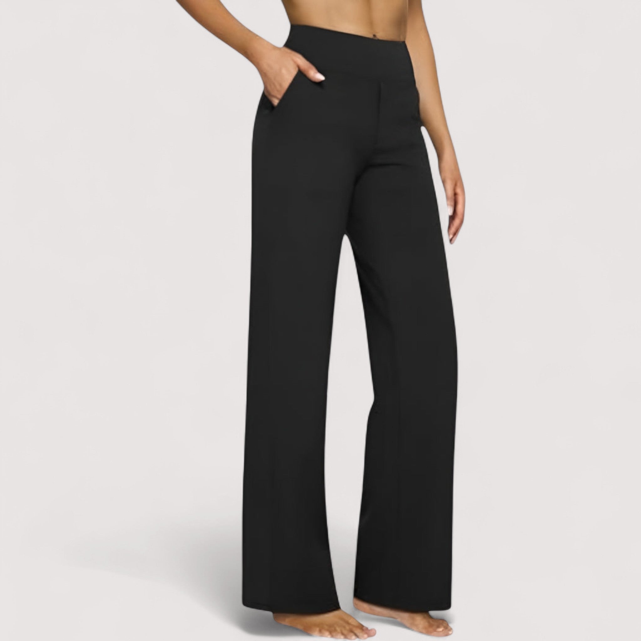 Livia | Pantaloni in Jersey Morbido ed Elegante