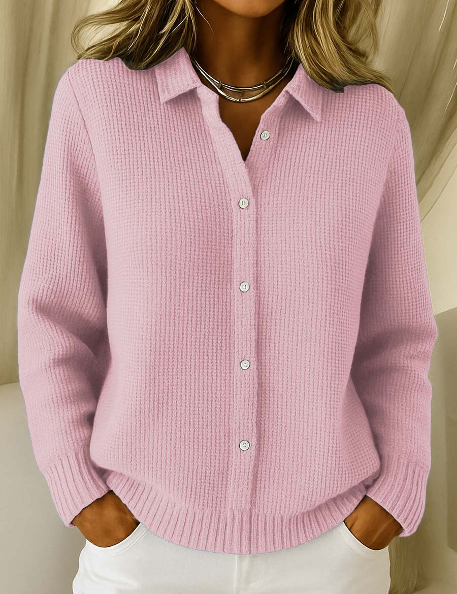 Greta | Cardigan Classico in Maglia Morbida