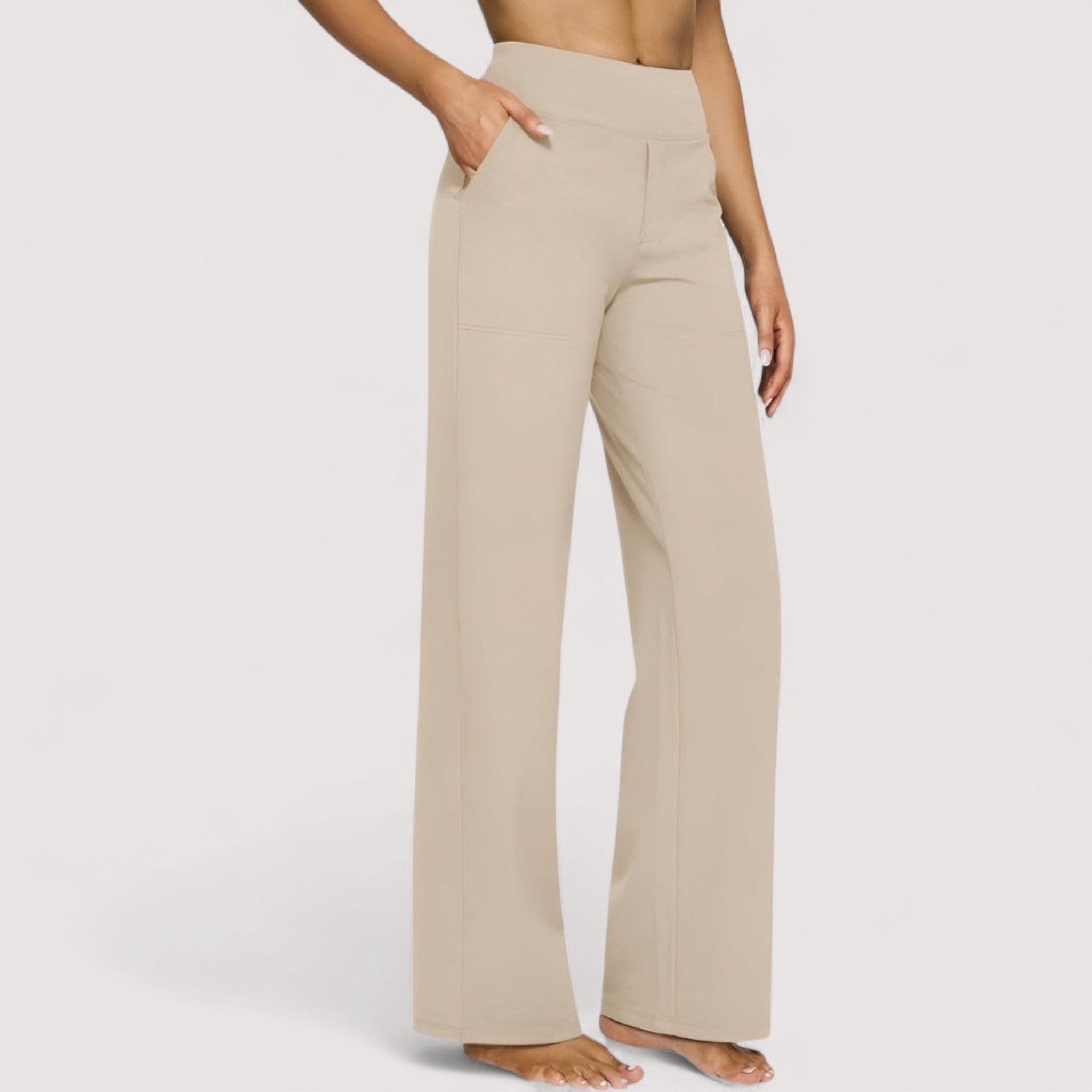 Livia | Pantaloni in Jersey Morbido ed Elegante