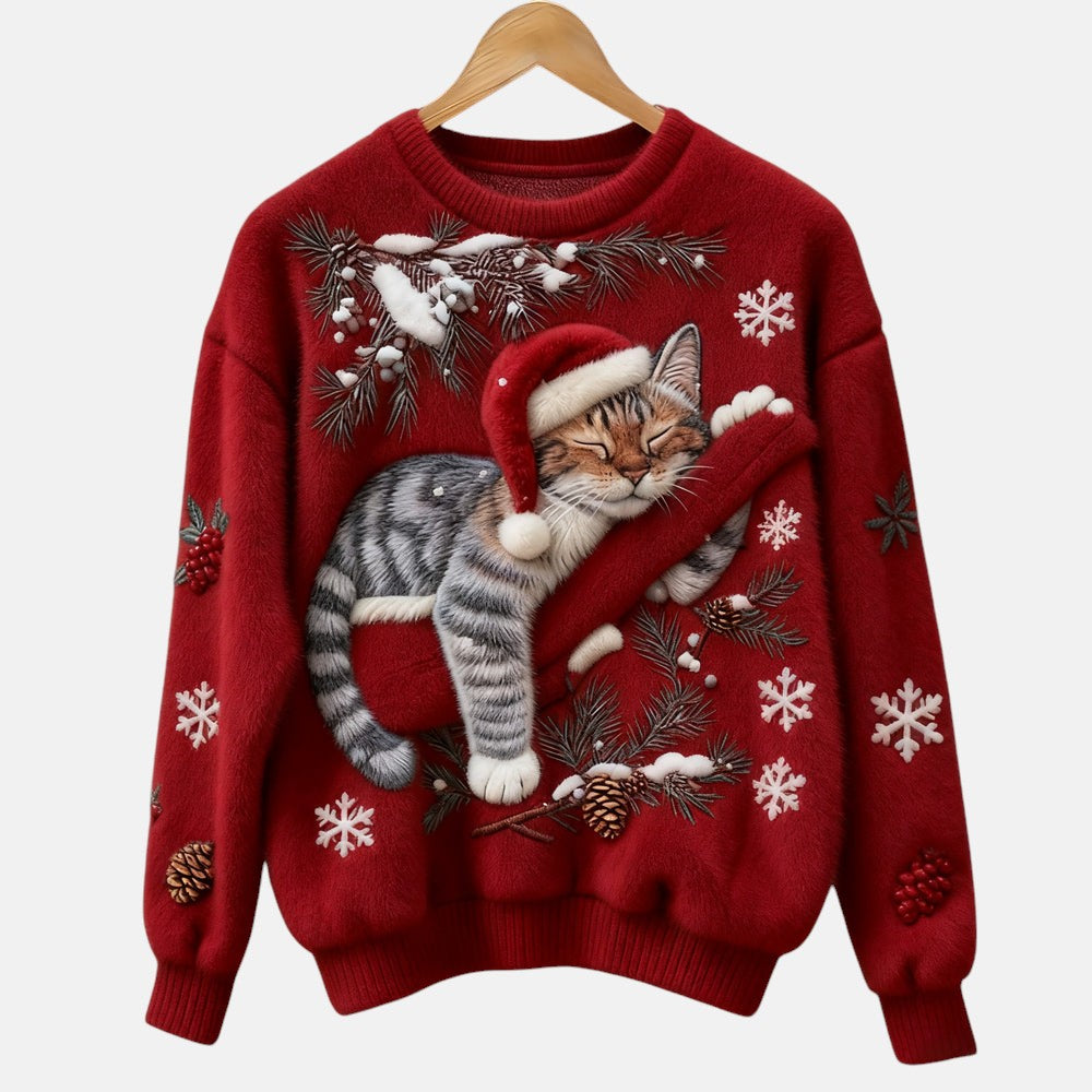 Gatto | Maglione Natalizio
