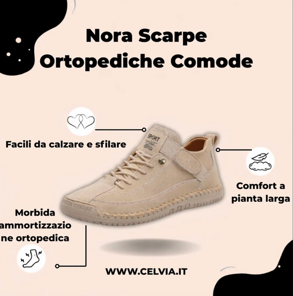 Nora Scarpe Ortopediche Comode e Senza Dolore