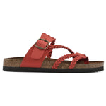 Sandali Ortopedici Hayleigh – Rosso Pelle