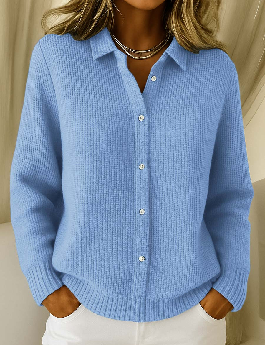 Greta | Cardigan Classico in Maglia Morbida