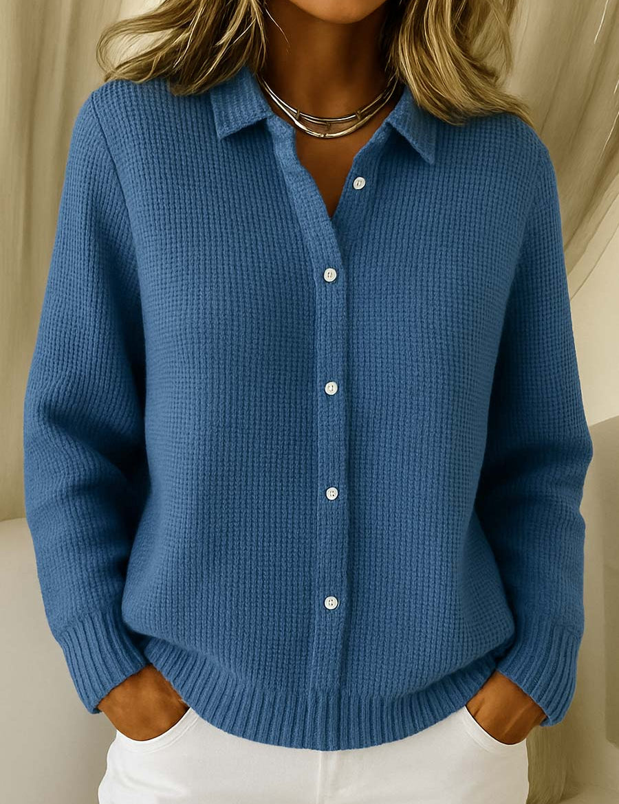 Greta | Cardigan Classico in Maglia Morbida