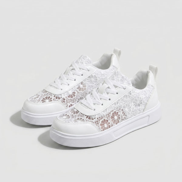 Pizzo Scarpe Floreali Comfort Traspiranti