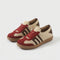 Beige/Bordeaux / 35